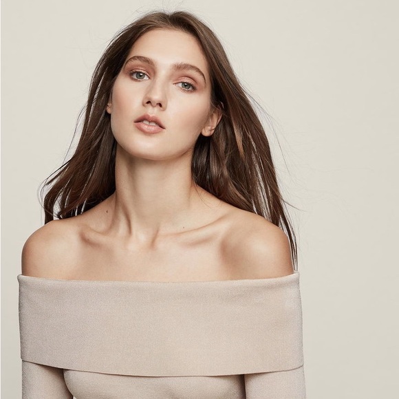 Reiss Ximena Off-The-Shoulder Blouse - Picture 2 of 8